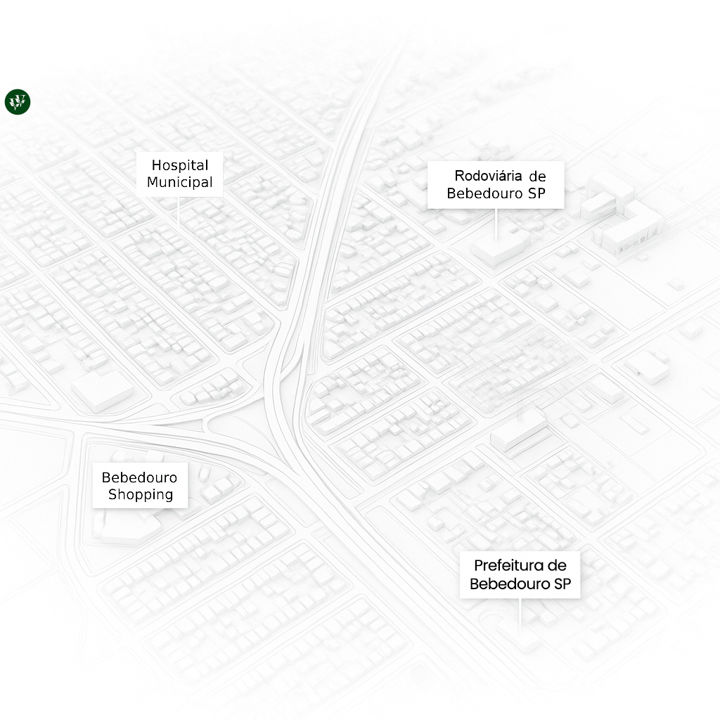 Mapa da cidade